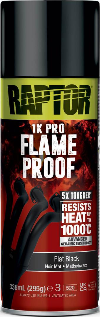 RAPTOR Flameproof Flat Black