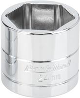 Halfords Park Tool 3/8 Inch Flat-Faced Socket, 24Mm | Extra 8% off for BC Members