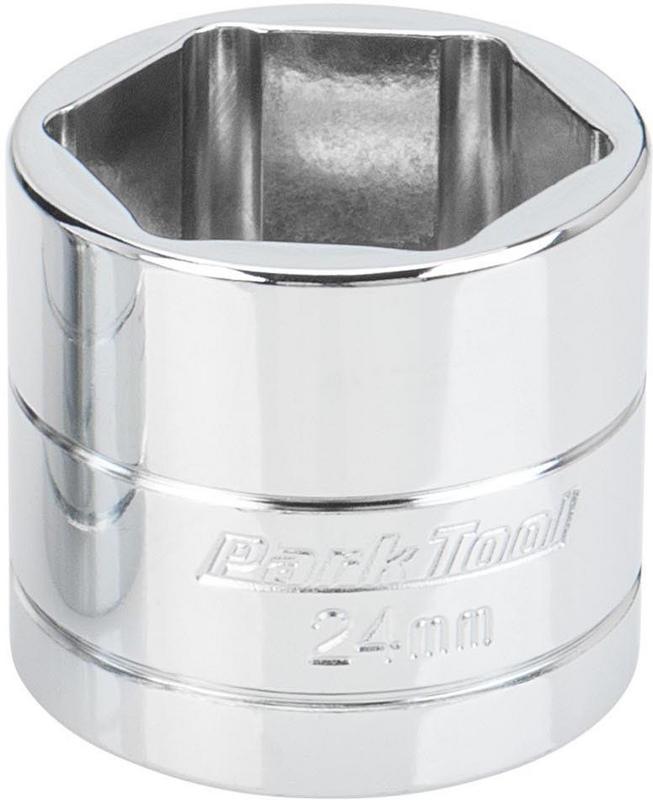Halfords Park Tool 3/8 Inch Flat-Faced Socket, 24Mm | Extra 8% off for BC Members