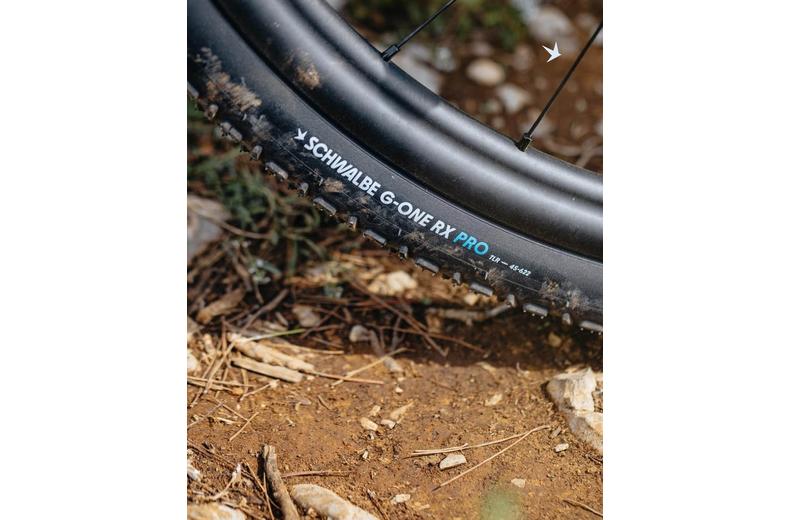 Schwalbe G-One RX Pro TLR Gravel Tyre, Transparent Sidewall 700x40c Schwalbe G-One RX Pro TLR Gravel Tyre, Transparent Sidewall 700x40c