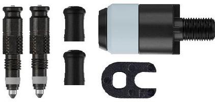 Halfords Schwalbe Clik Valves With Pump Head Adapter, Presta (SV) | Extra 8% off for BC Members