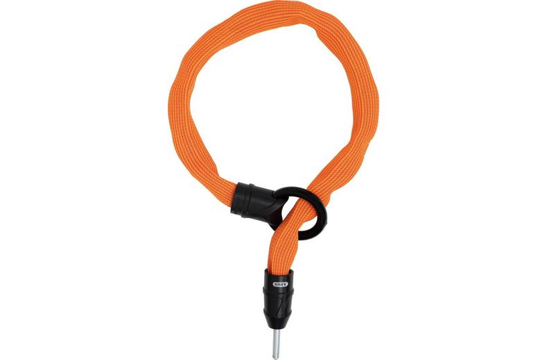 ABUS Frame Lock Chain ACH IvyTex 8KS/100, Orange ABUS Frame Lock Chain ACH IvyTex 8KS/100, Orange