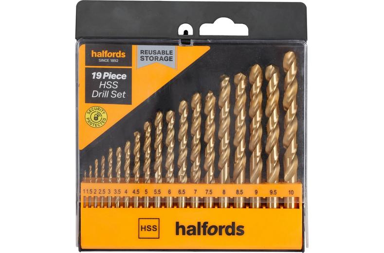Halfords 19pc HSS drill set Halfords 19pc HSS drill set