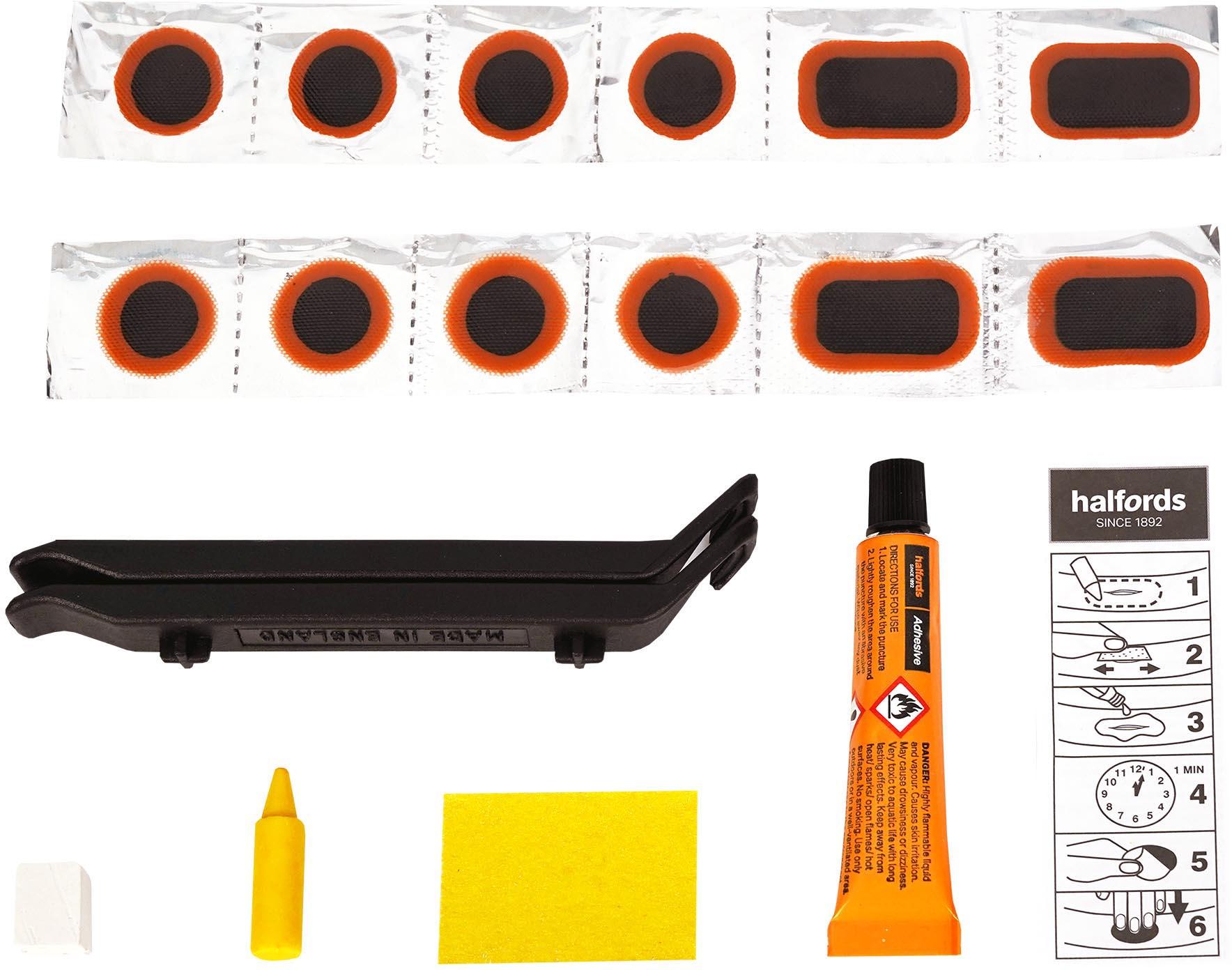 Halfords Puncture Repair Kit with Tyre Levers
