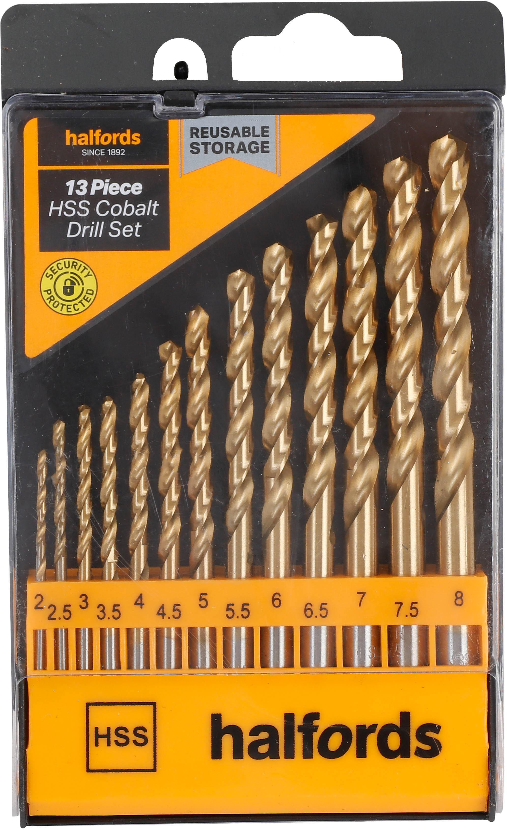Halfords 13pc HSS  drill set