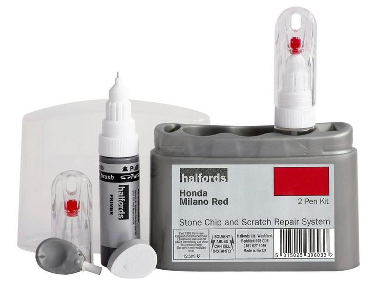 Halfords Honda Milano Red Scratch & Chip Repair Kit