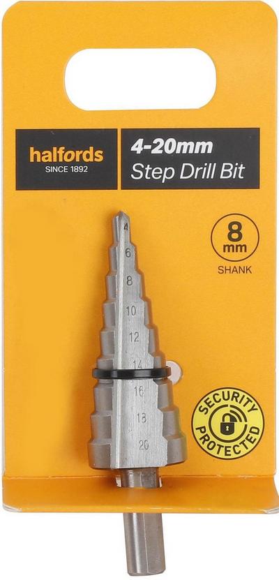 Halfords 4 - 20mm step drill bit Halfords 4 - 20mm step drill bit