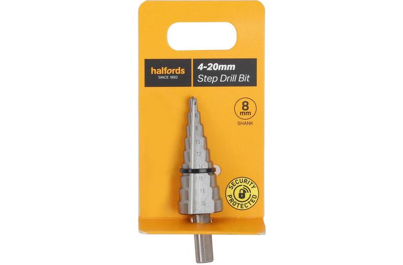 Halfords 4 - 20mm step drill bit Halfords 4 - 20mm step drill bit