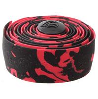 Halfords Cinelli Macro Splash Cork Handlebar Tape, Red/Blk | Extra 8% off for BC Members