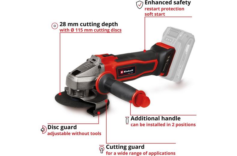 Einhell 18V 115mm Angle Grinder Einhell 18V 115mm Angle Grinder