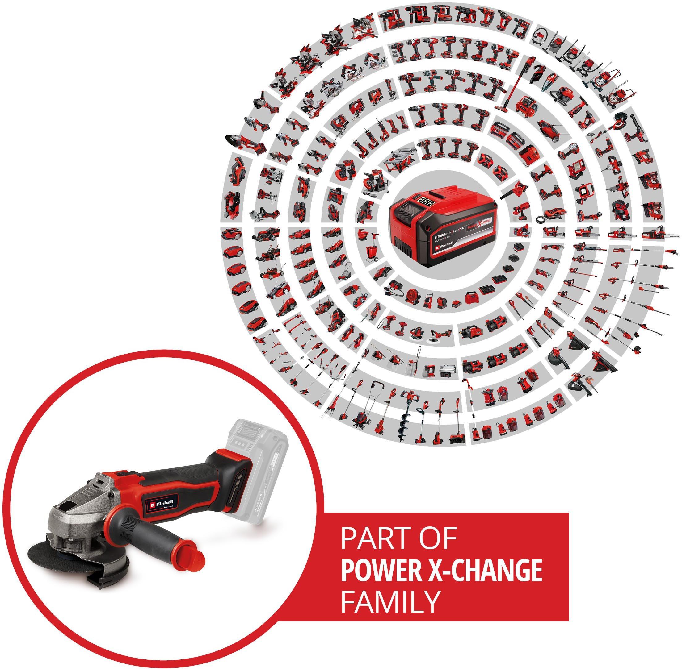 Einhell 18V 115mm Angle Grinder 