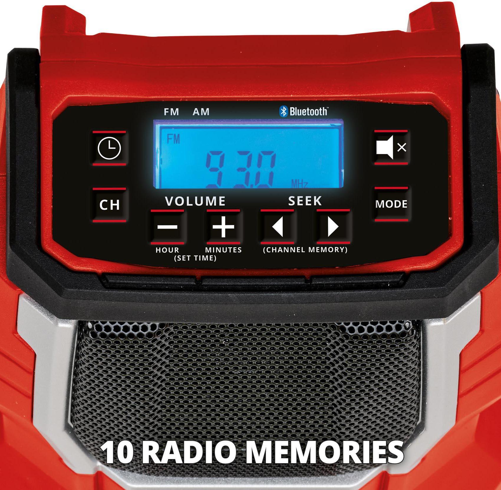 Einhell 18V AM/FM & Bluetooth Radio