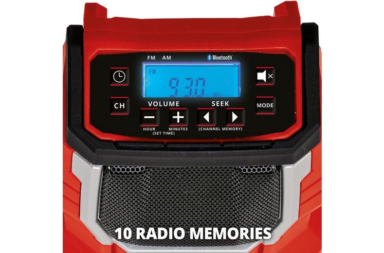 Einhell 18V AM/FM & Bluetooth Radio Einhell 18V AM/FM & Bluetooth Radio