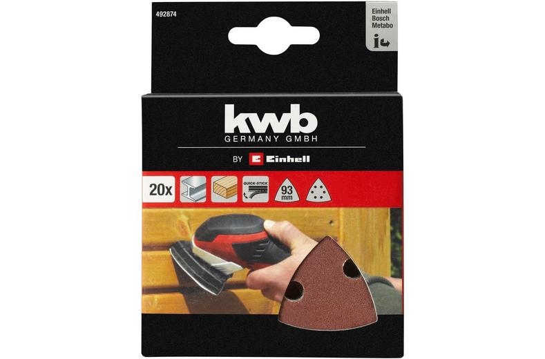 Einhell 20pc 93 x 93mm Sanding Sheet Set Einhell 20pc 93 x 93mm Sanding Sheet Set
