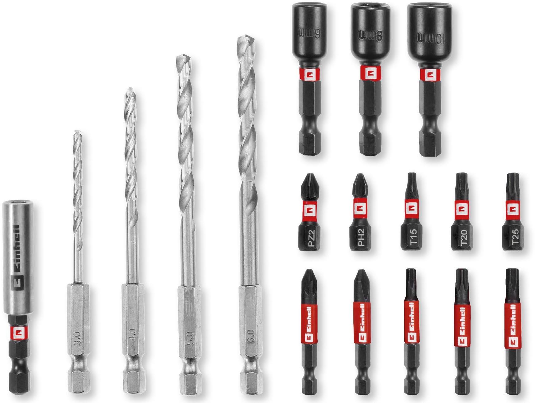 Einhell 18pc Impact Bit & HSS Drill Set