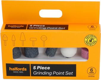 Halfords 5 piece grinding point set
