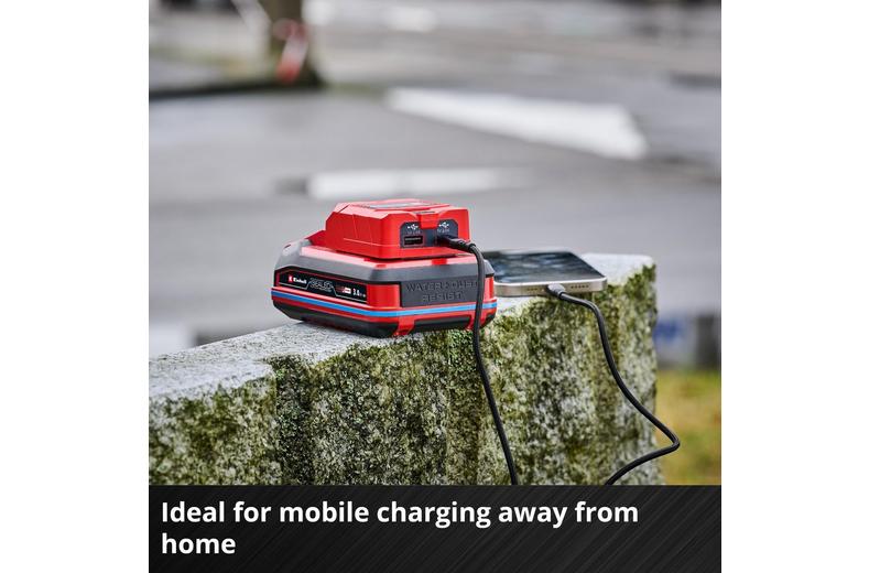 Einhell 18V USB Bank Charger Einhell 18V USB Bank Charger