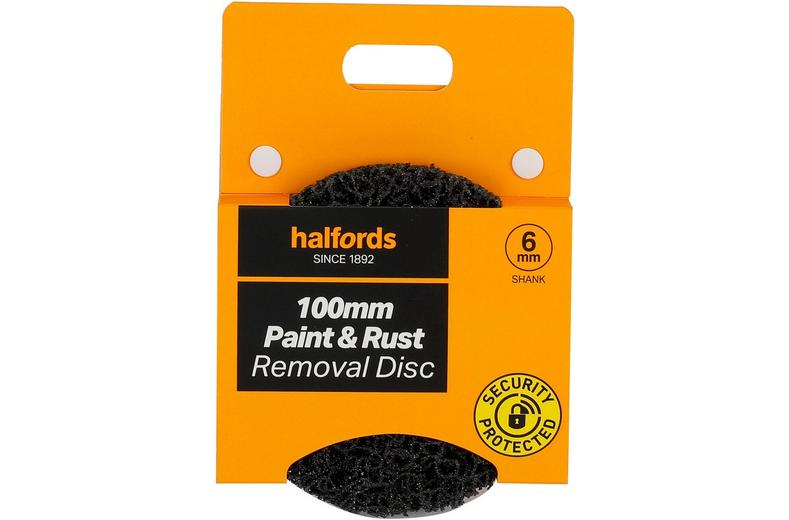 Halfords 100mm rust removal disc Halfords 100mm rust removal disc
