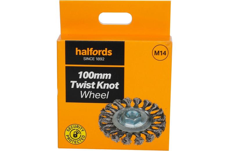 Halfords 100mm twist knot wheel Halfords 100mm twist knot wheel
