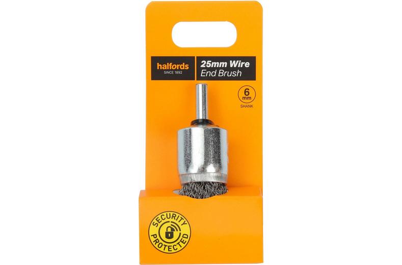 Halfords 25mm wire end brush Halfords 25mm wire end brush