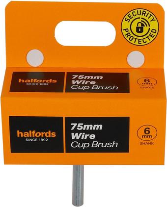 Halfords 75mm wire cup brush