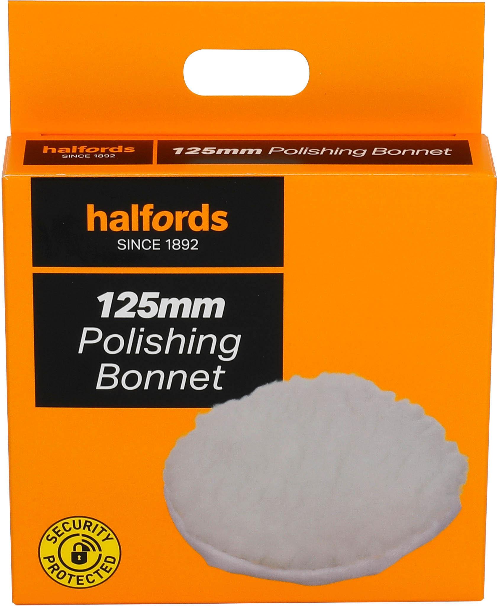 Halfords 125mm polishing bonnet