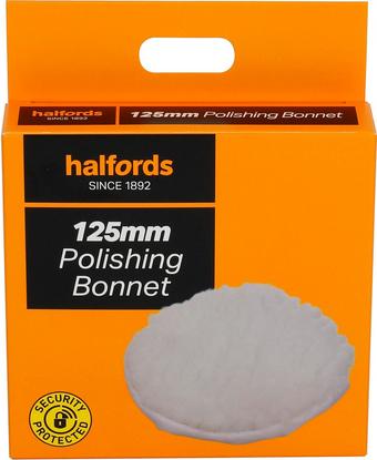 Halfords 125mm polishing bonnet