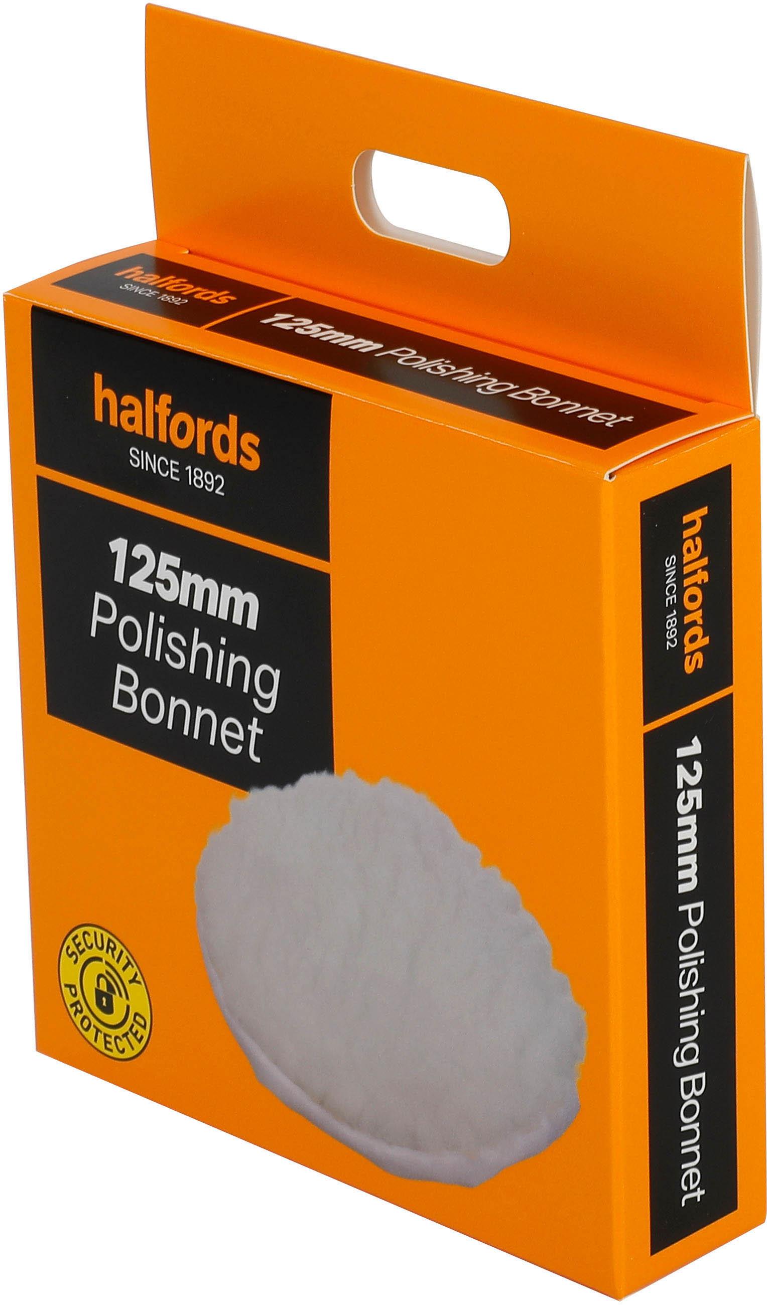 Halfords 125mm polishing bonnet