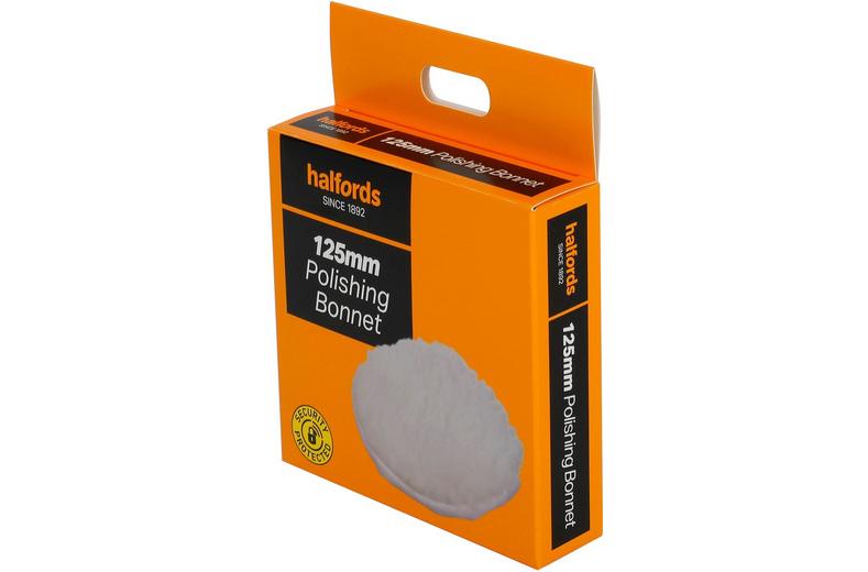 Halfords 125mm polishing bonnet Halfords 125mm polishing bonnet