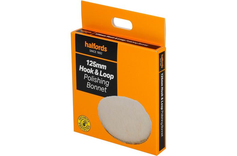 Halfords 125mm hook&loop polish bonnet Halfords 125mm hook&loop polish bonnet