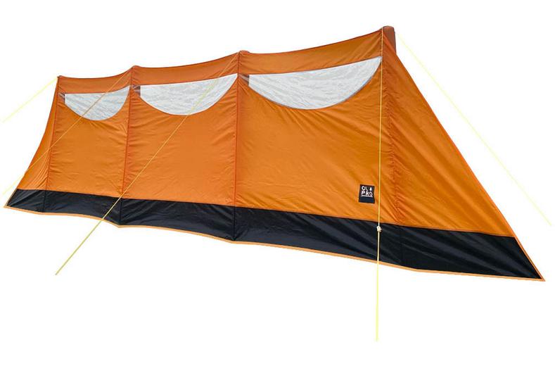 Inflatable Orange Windbreak Inflatable Orange Windbreak