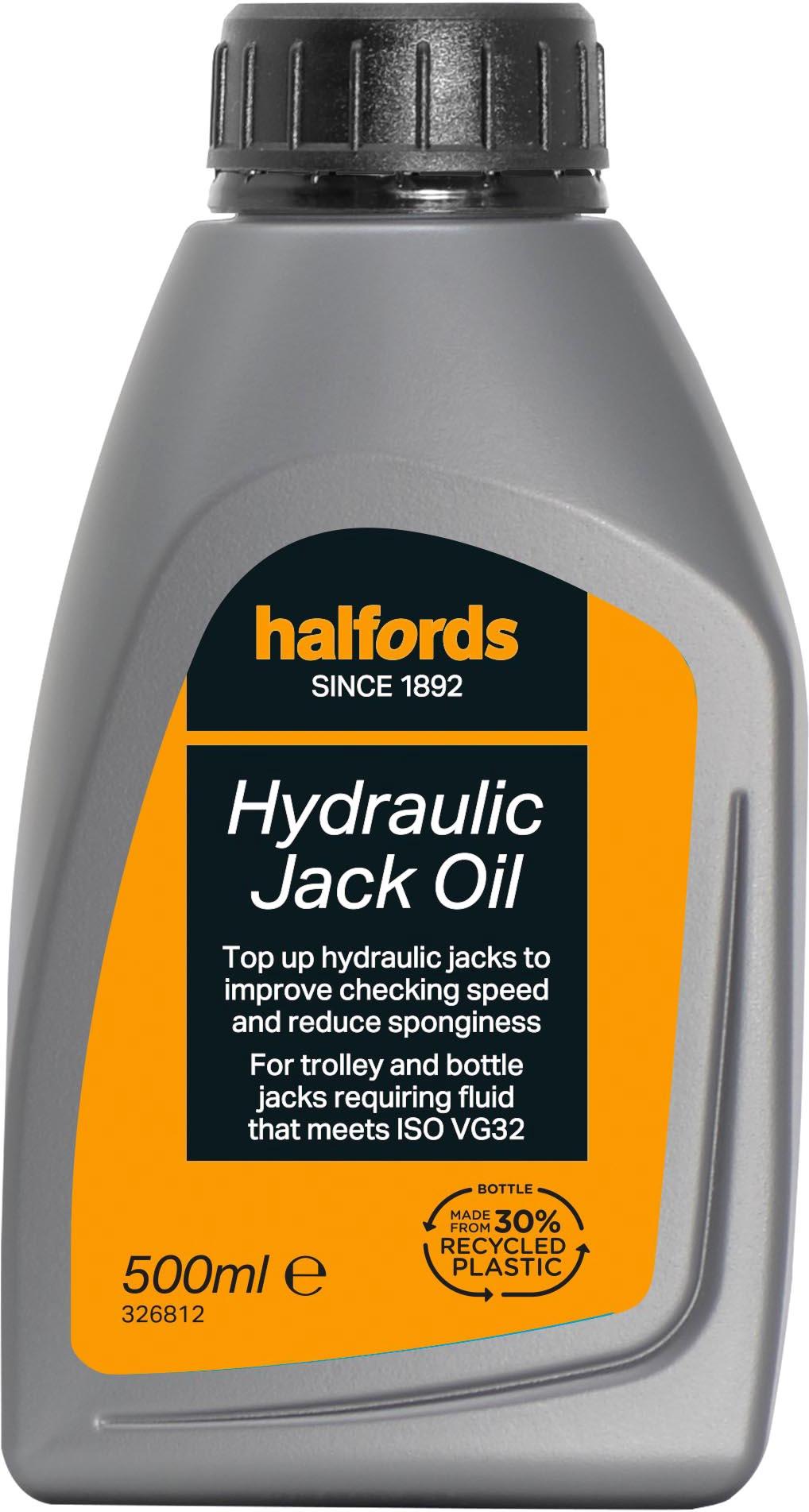 Halfords Hydraulic Jack Oil Halfords UK