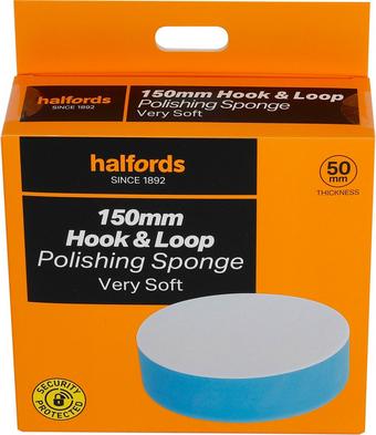Halfords 150mm hook&loop sponge V soft
