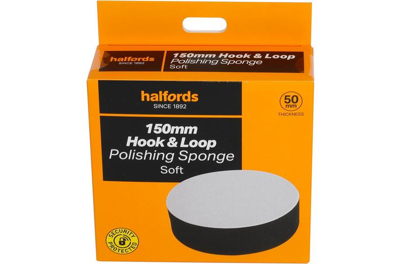 Halfords 150mm hook&loop polishing sponge soft Halfords 150mm hook&loop polishing sponge soft