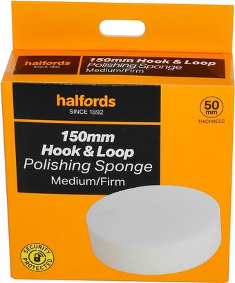 Halfords 150mm hook&loop sponge m firm