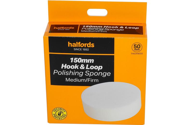 Halfords 150mm hook&loop sponge m firm Halfords 150mm hook&loop sponge m firm