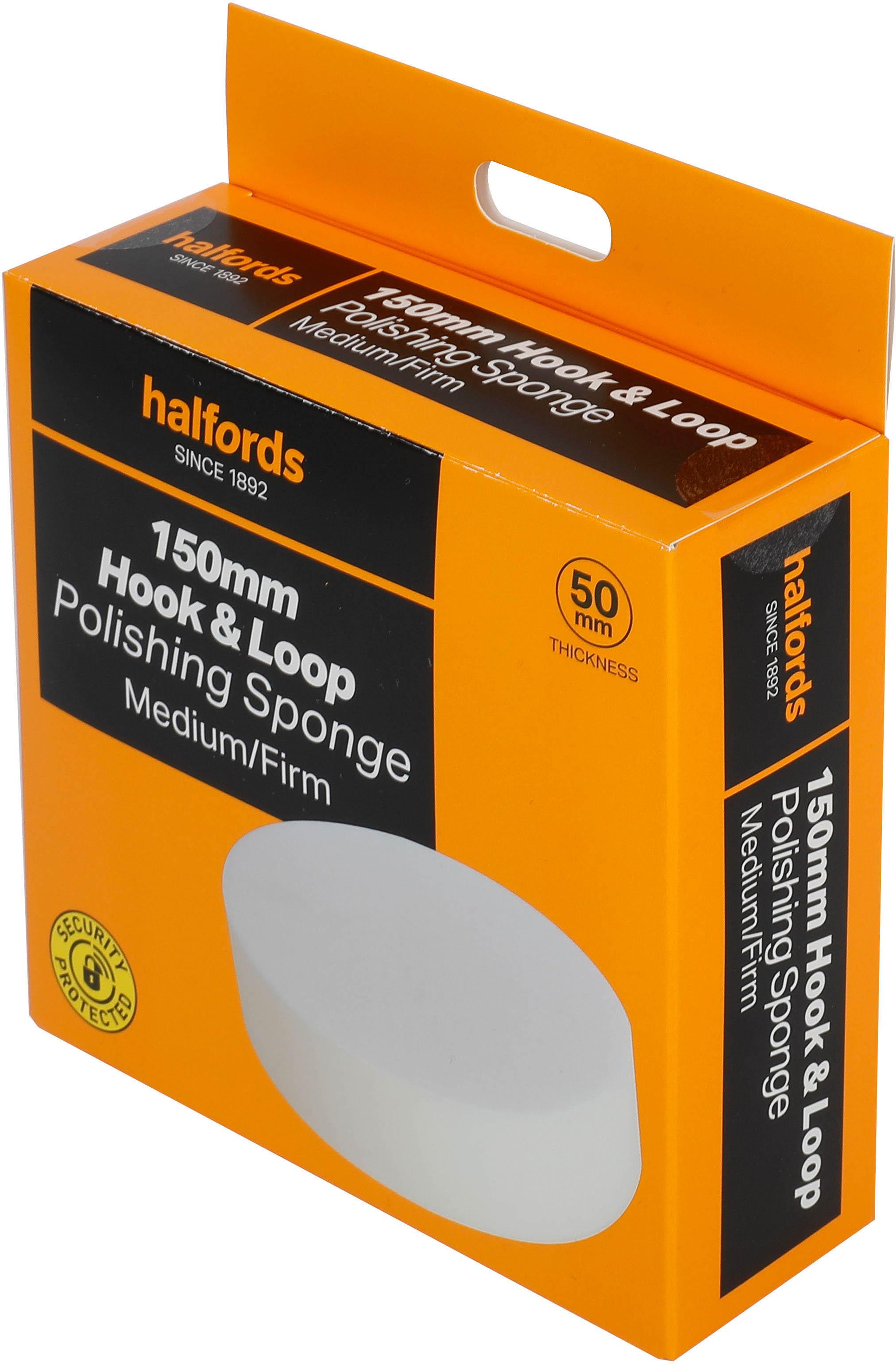 Halfords 150mm hook&loop sponge m firm