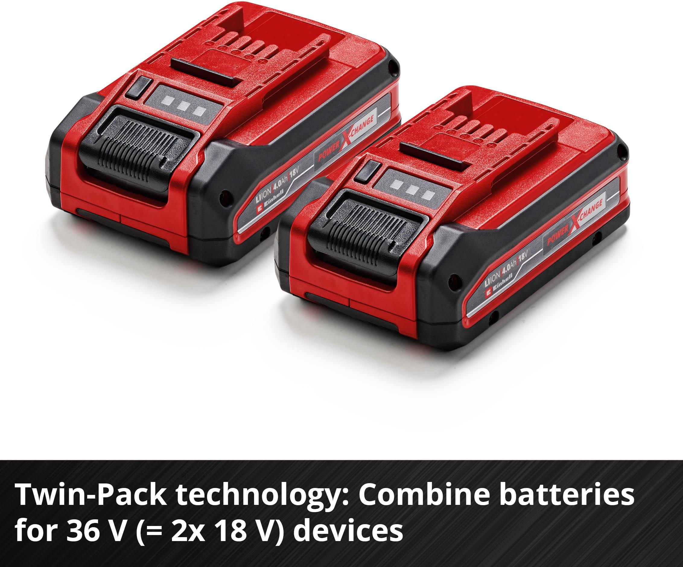 Einhell 18v 4.0Ah Battery Twin Pack