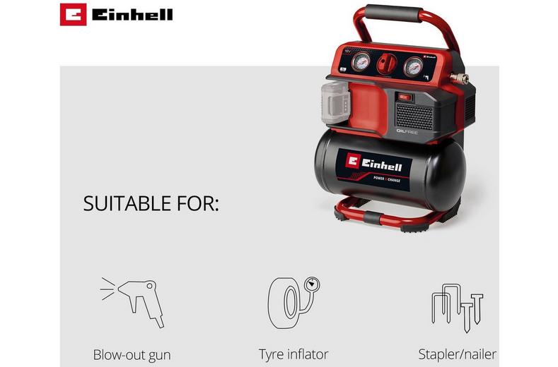 Einhell 18V 5Litre Oil Free Compressor Einhell 18V 5Litre Oil Free Compressor