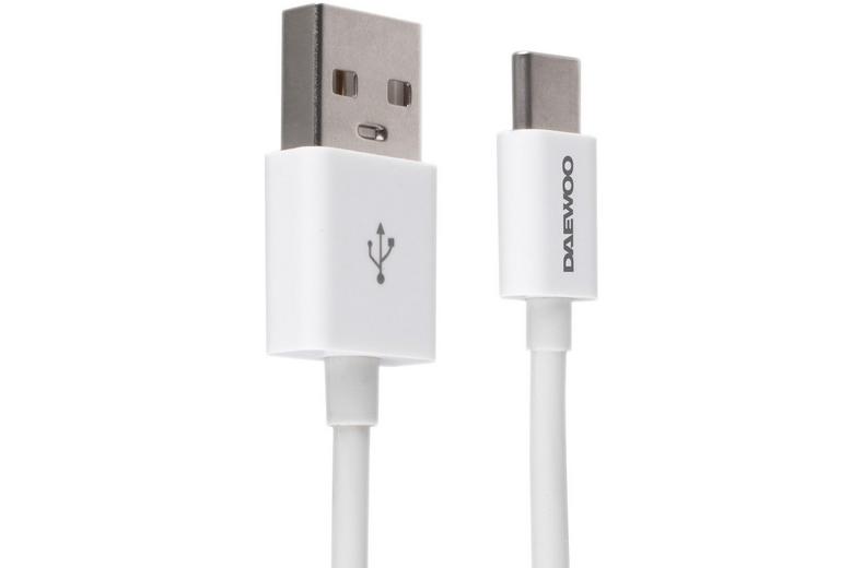 DAEWOO 1 METRE USB-A TO USB-C CABLE 2.1A FAST CHARGE DAEWOO 1 METRE USB-A TO USB-C CABLE 2.1A FAST CHARGE