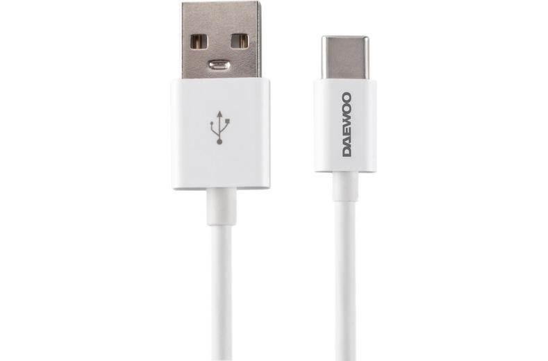 DAEWOO 1 METRE USB-A TO USB-C CABLE 2.1A FAST CHARGE DAEWOO 1 METRE USB-A TO USB-C CABLE 2.1A FAST CHARGE