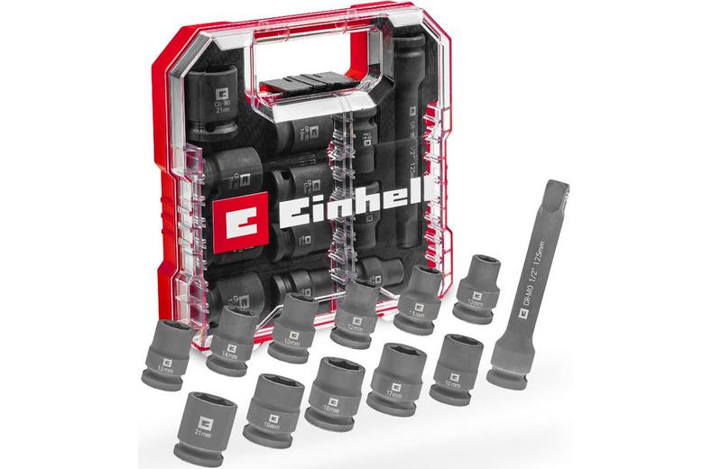Einhell 12pc 1/2" Impact Socket Set Einhell 12pc 1/2" Impact Socket Set