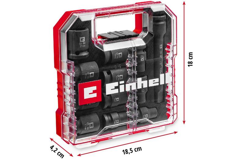 Einhell 12pc 1/2" Impact Socket Set Einhell 12pc 1/2" Impact Socket Set