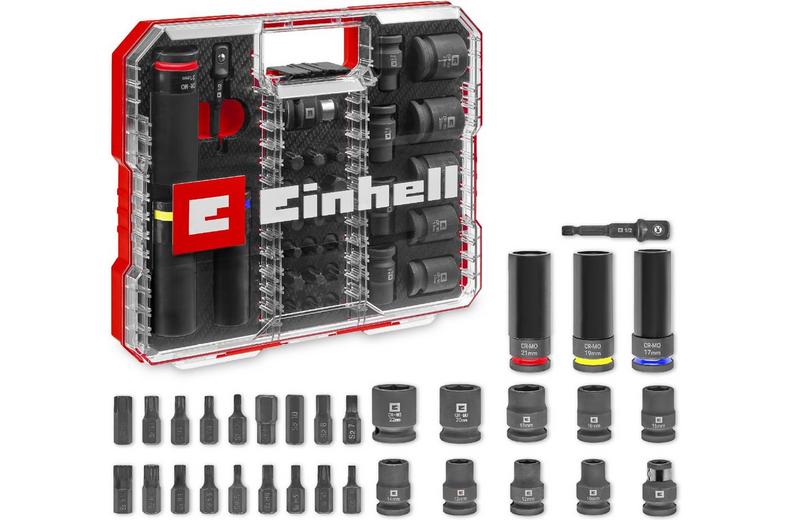 Einhell 32pc 1/2" Impact Socket Bit Set Einhell 32pc 1/2" Impact Socket Bit Set
