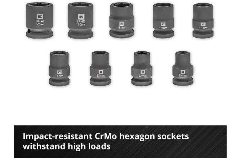 Einhell 32pc 1/2" Impact Socket Bit Set Einhell 32pc 1/2" Impact Socket Bit Set