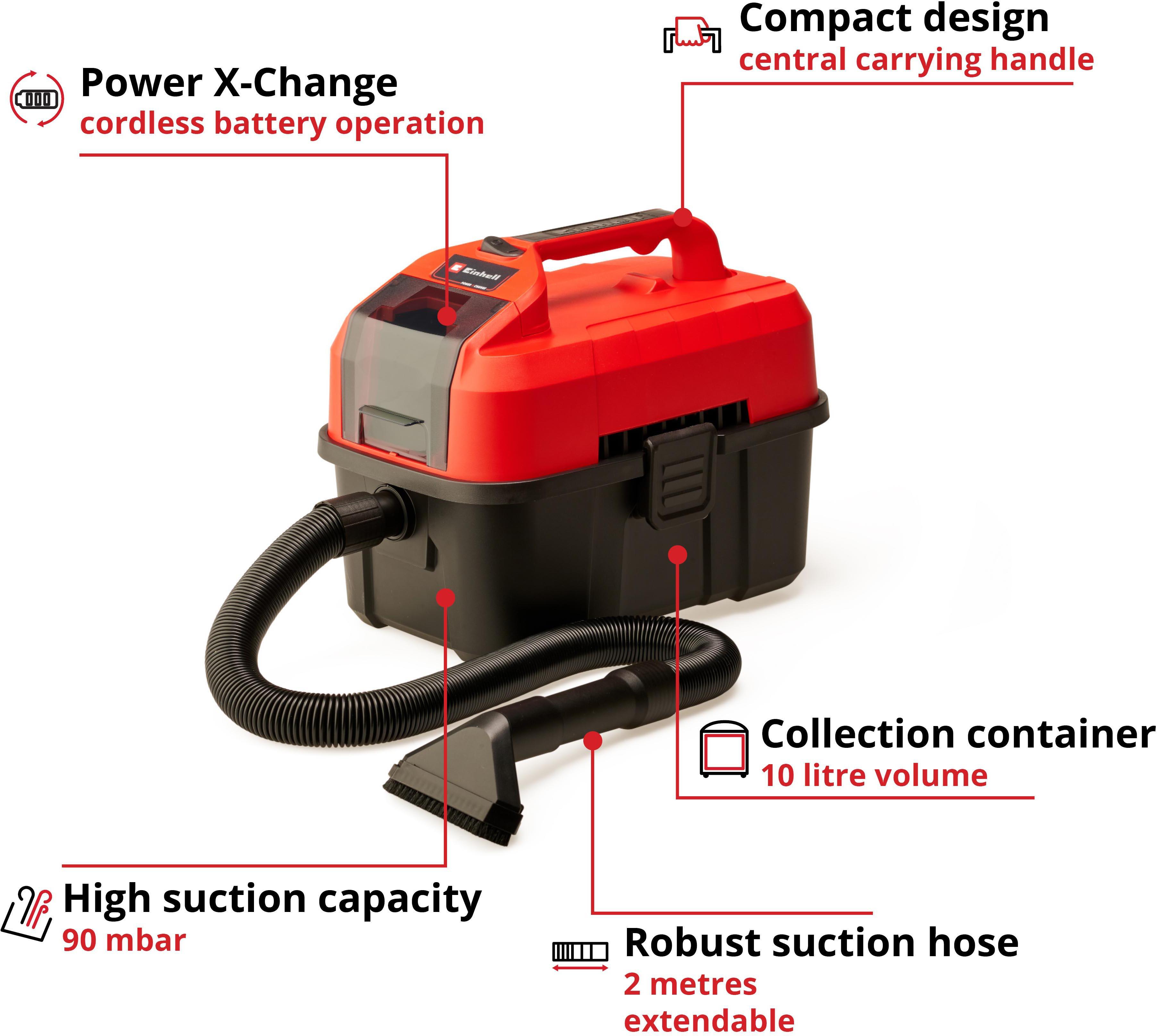 Einhell 18V 10 Litre Wet & Dry Vac