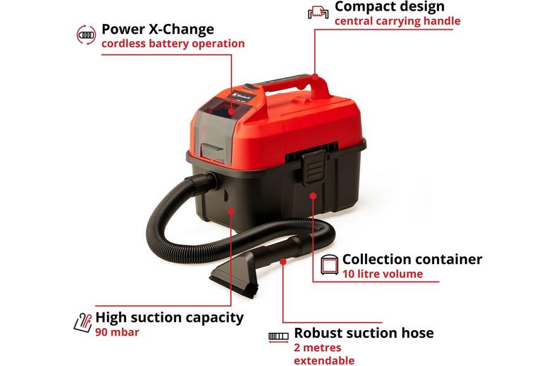 Einhell 18V 10 Litre Wet & Dry Vac Einhell 18V 10 Litre Wet & Dry Vac