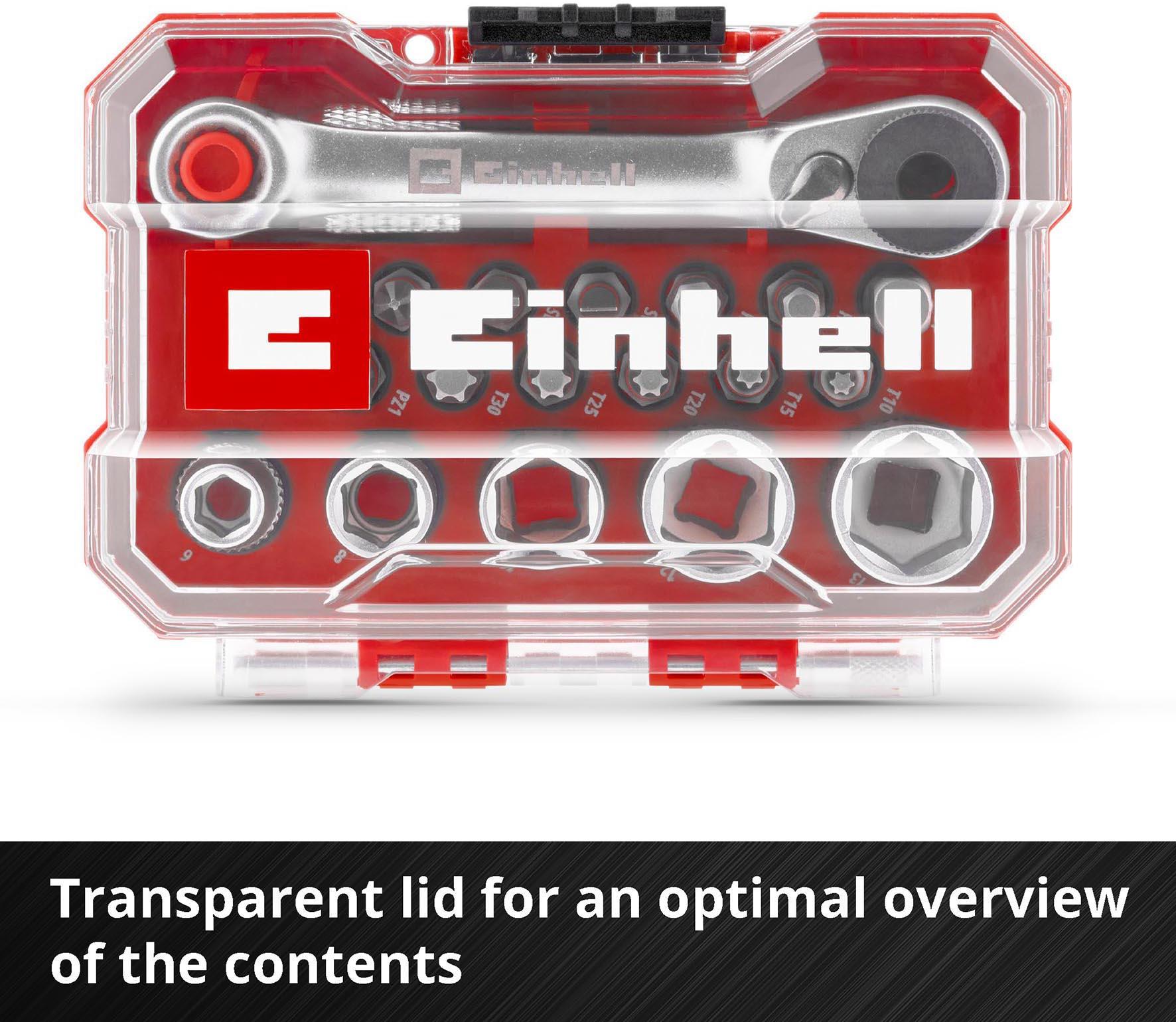 Einhell 21pc Screwdriver Bit/Rachet Set