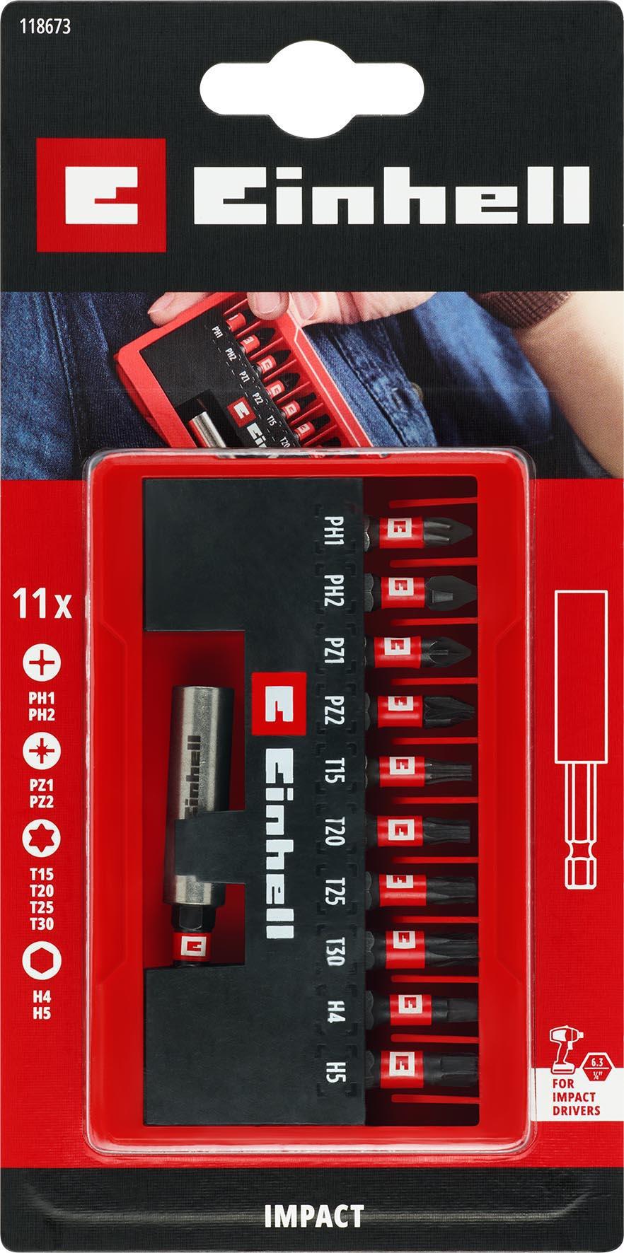 Einhell 11pc Impact Bit Set