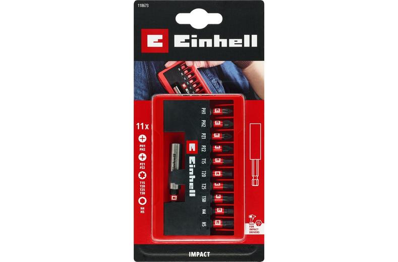 Einhell 11pc Impact Bit Set Einhell 11pc Impact Bit Set